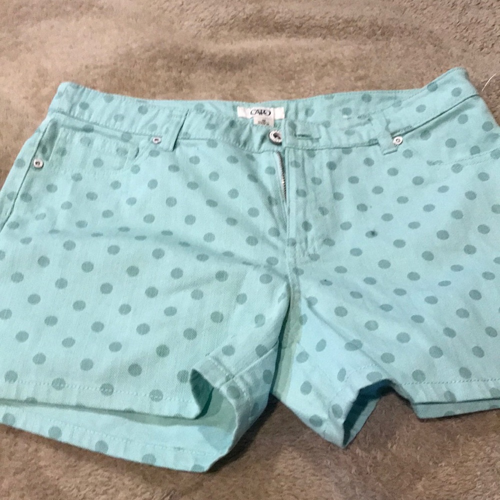 Denim shorts